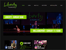 Tablet Screenshot of mylibertychurch.com